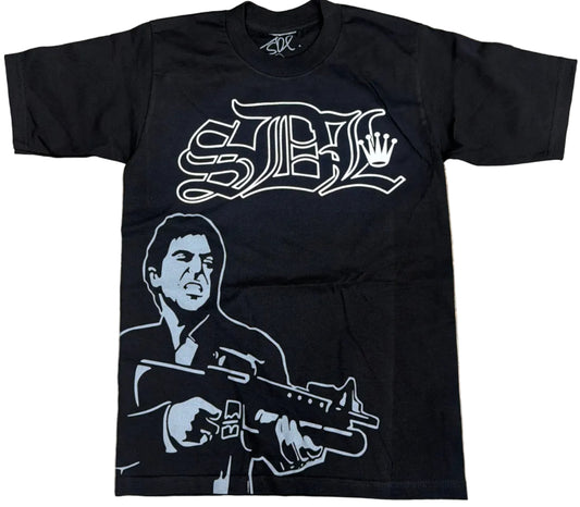 Skys Da Limit Classic Scarface Tee Black