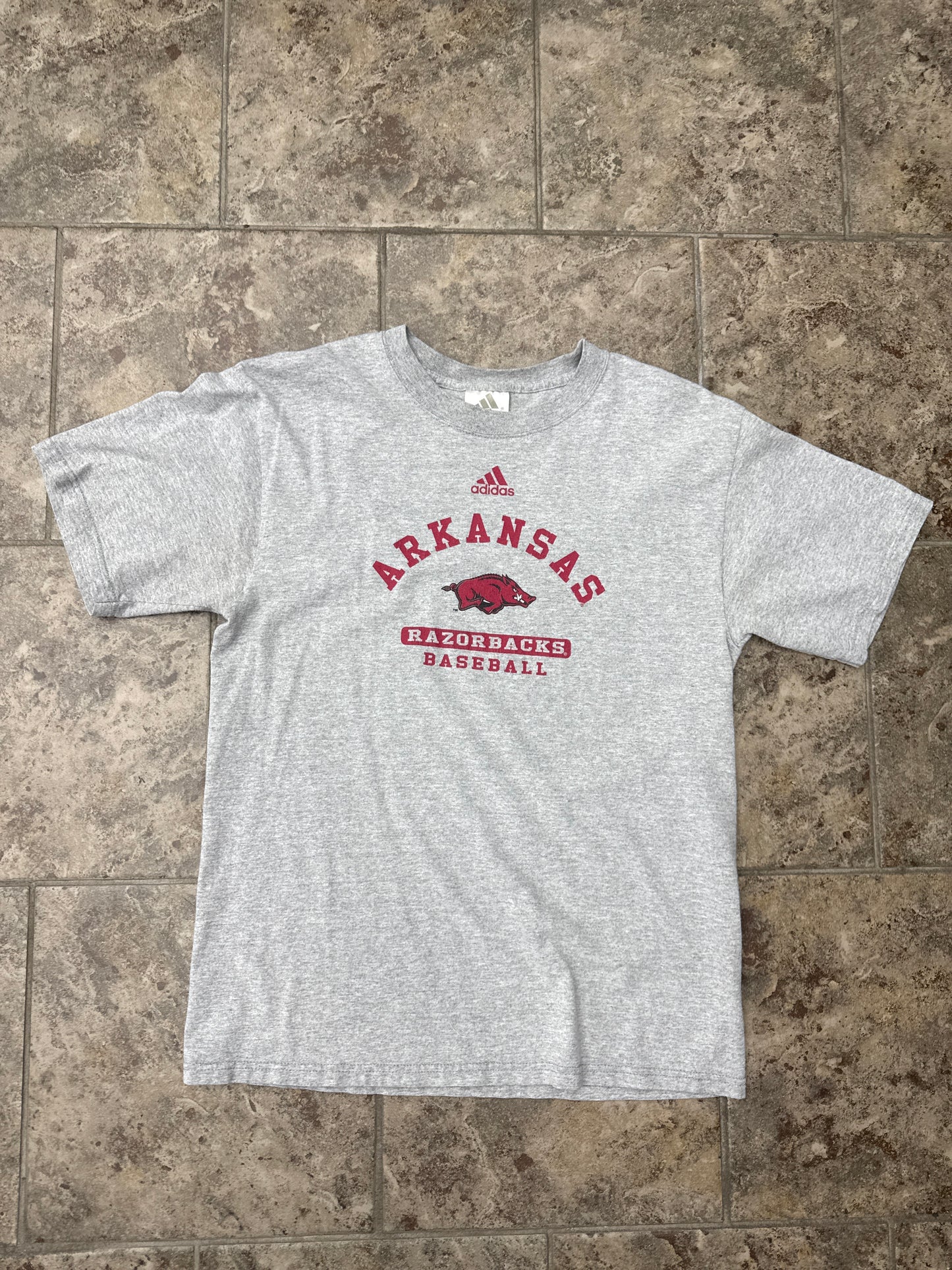 2000's Arkansas Razorbacks Baseball Adidas Tee