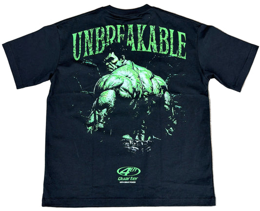 4th Quarter Unbreakable Black/Green Tee