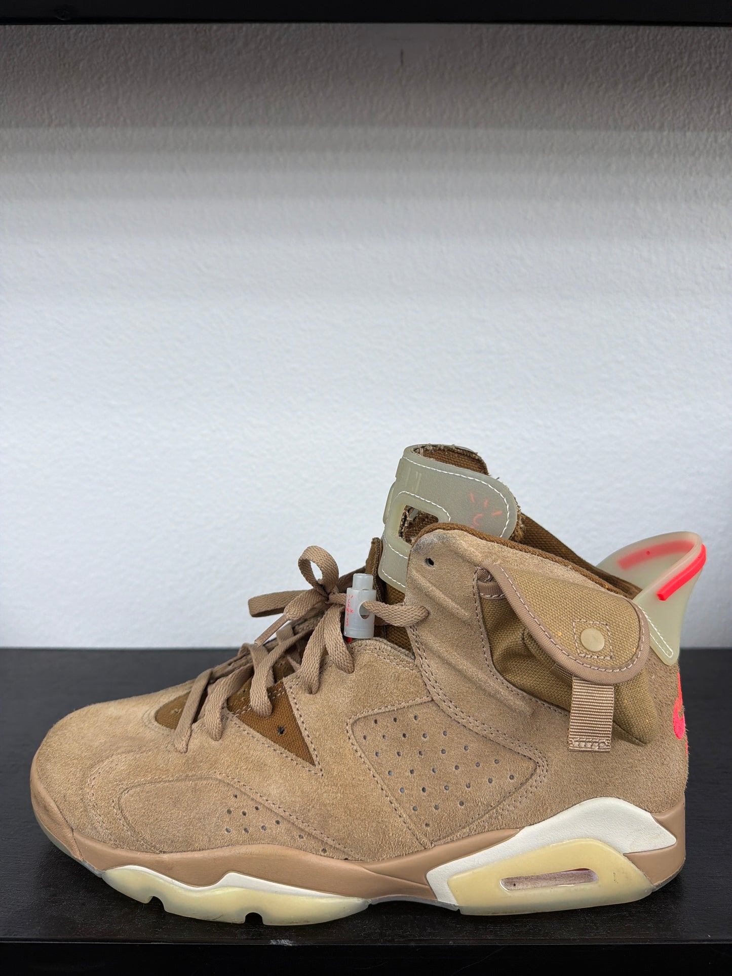 Preowned Jordan 6 Travis Scott British Khaki