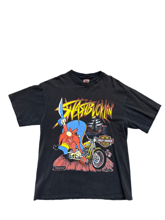 1990's Swashbucklin Harley Davidson Tee