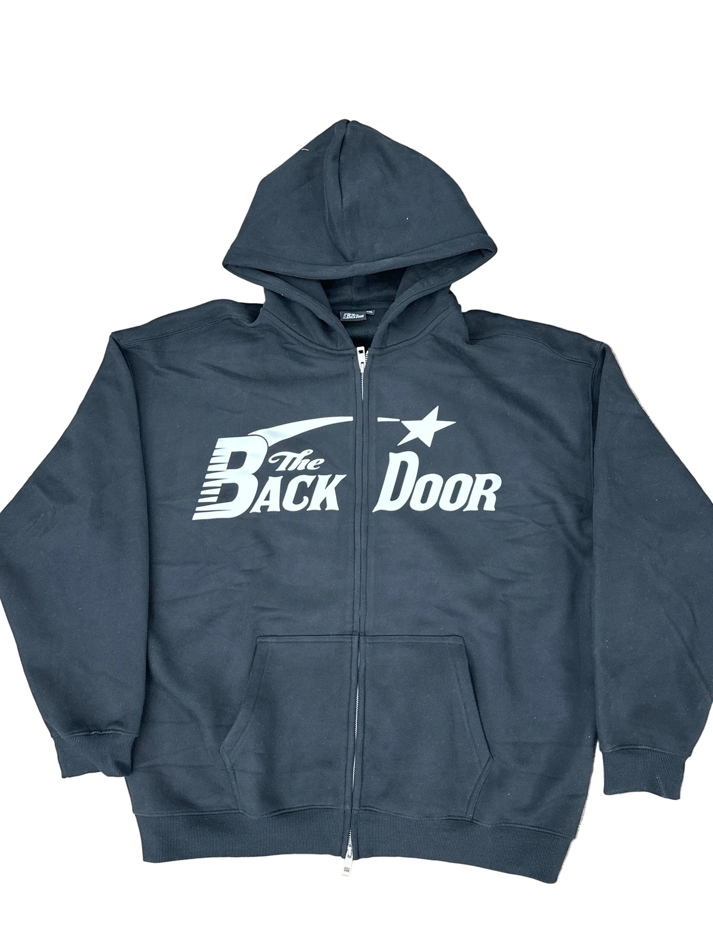 The Backdoor Classic Zip Up Black
