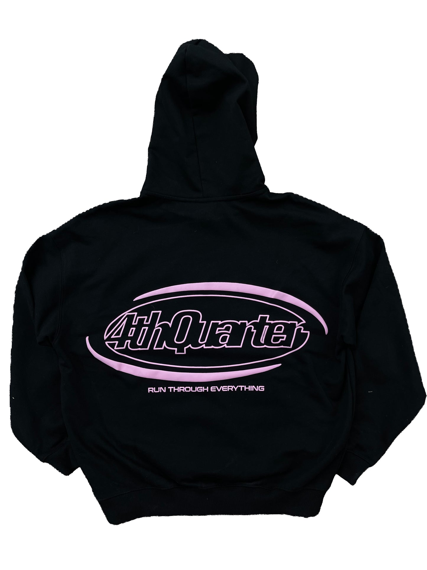 4th Quarter Essentials Black/Pink Hoodie
