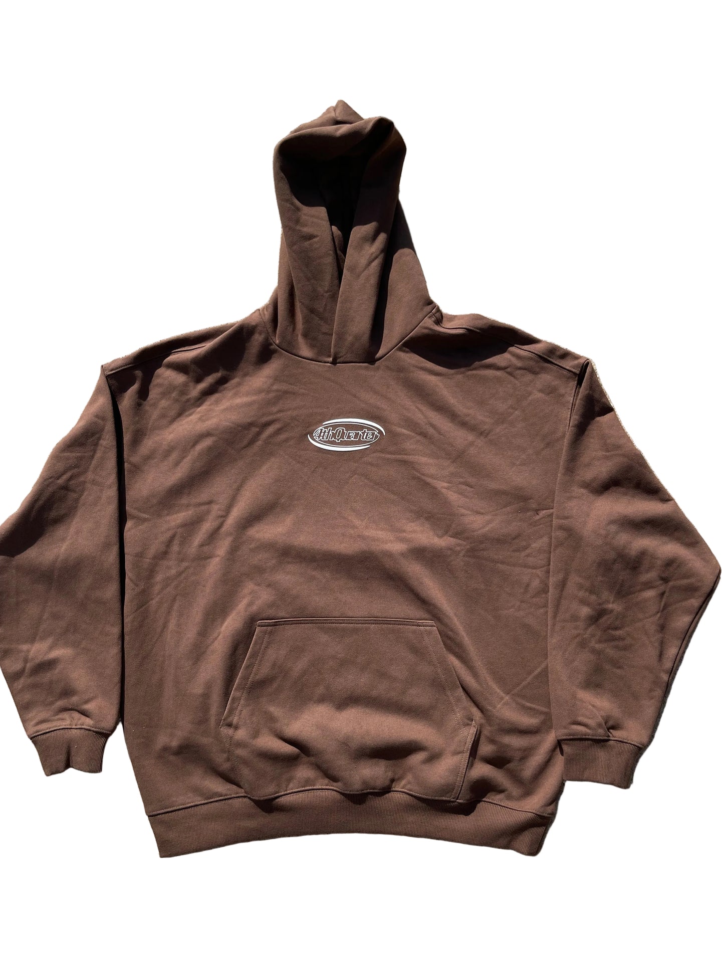 4th Quarter Essentials Brown Hoodie