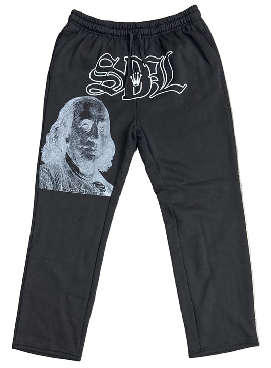 Skys Da Limit Black/White Classic Sweats
