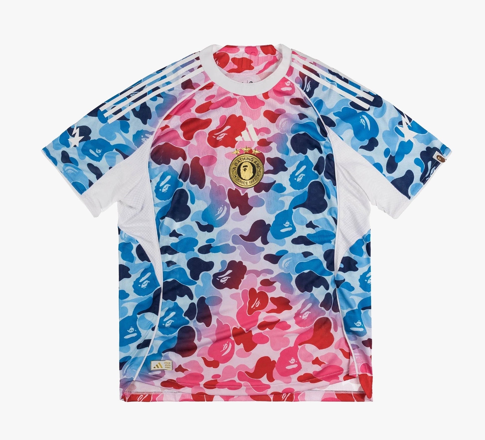 Adidas x Bape Pink Camo Jersey Player Edition