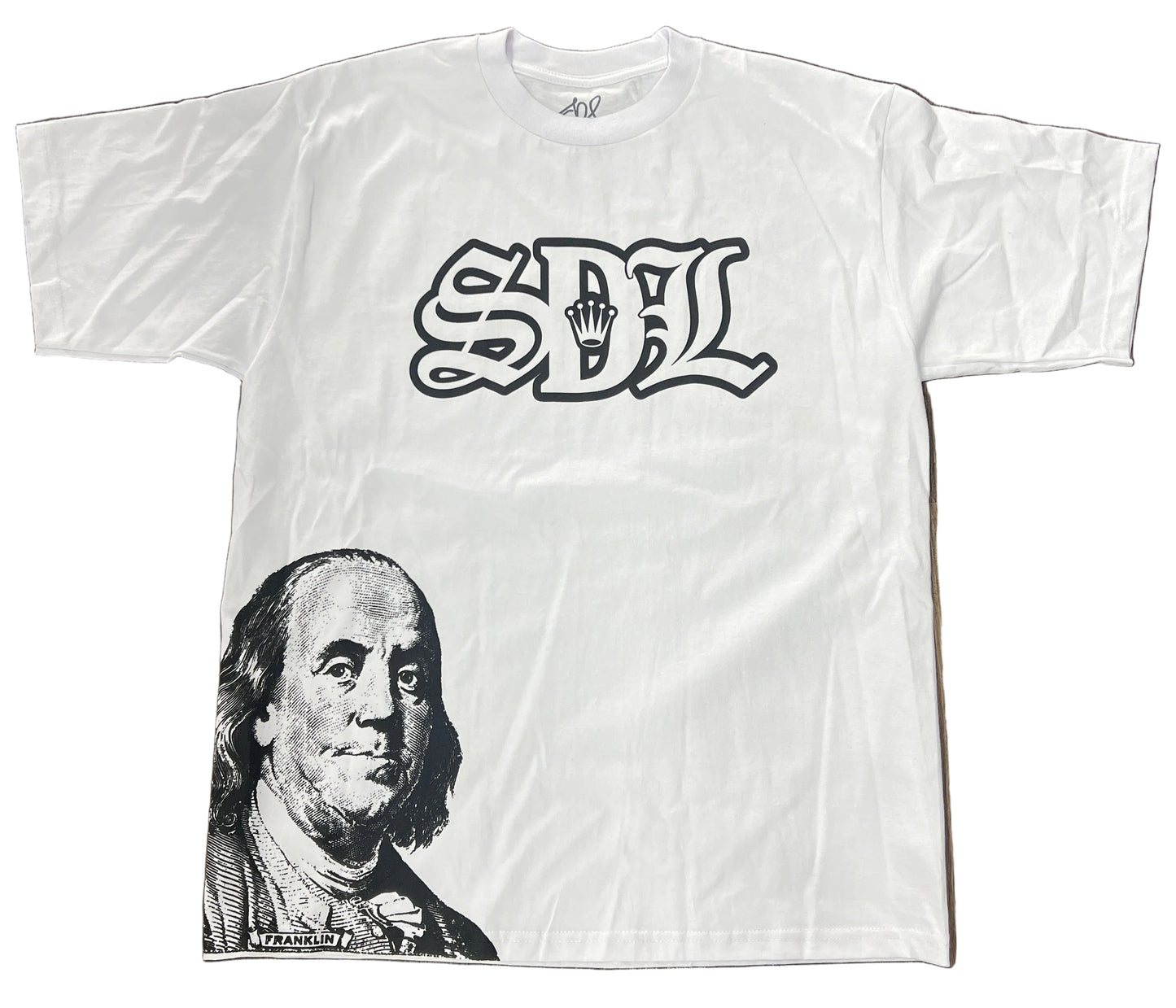 Skys Da Limit White/Black Benjamin Tee