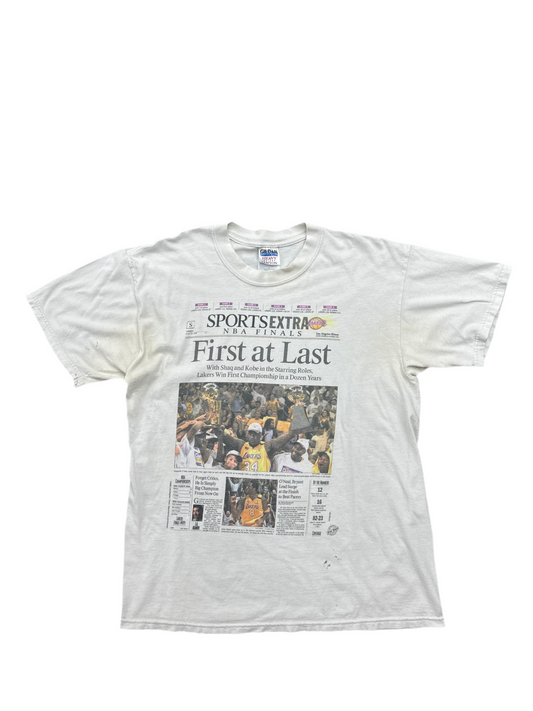 2000's Lakers Newspaper Tee