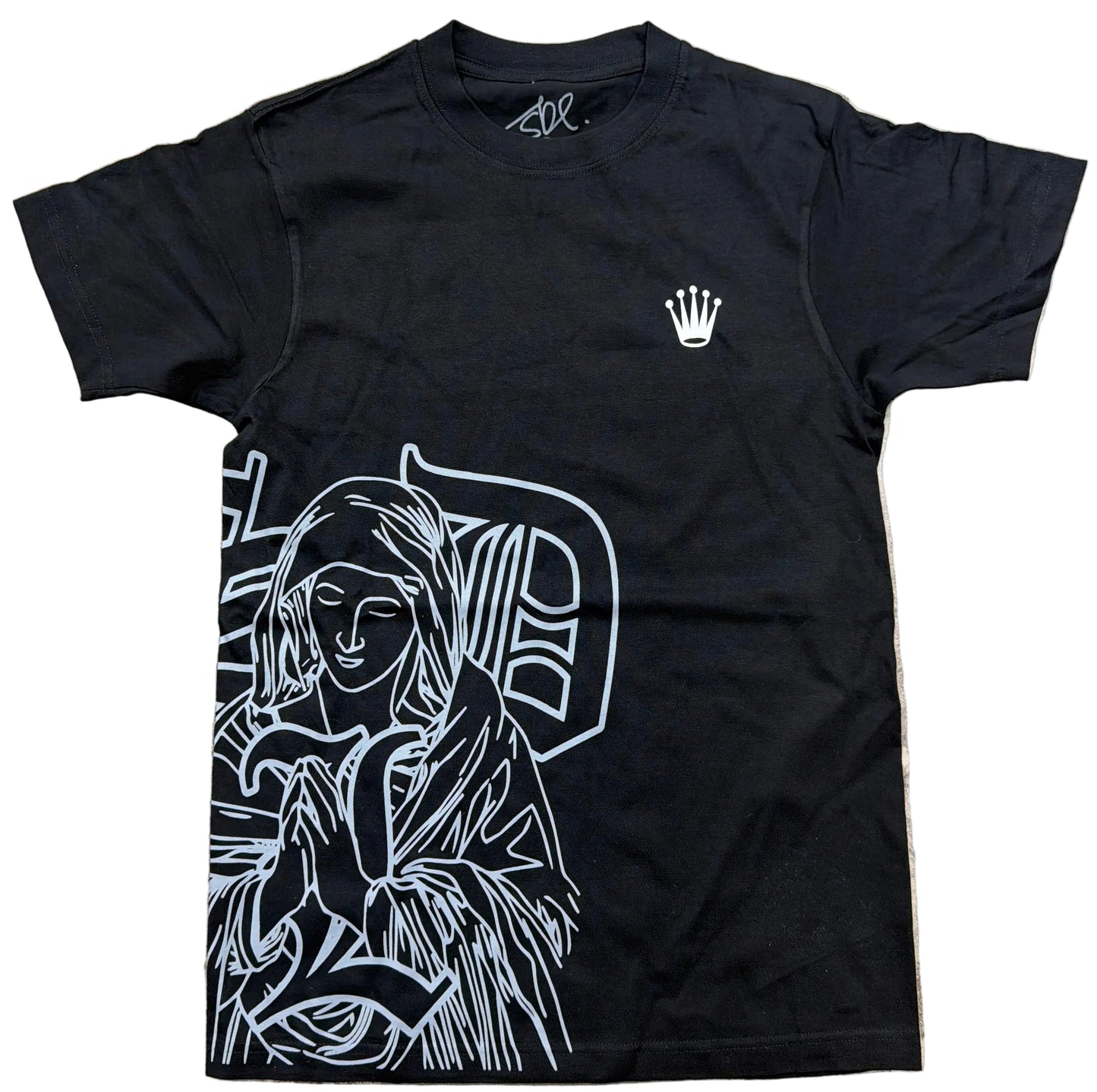 Skys Da Limit Crown Virgin Mary Black/Grey Tee