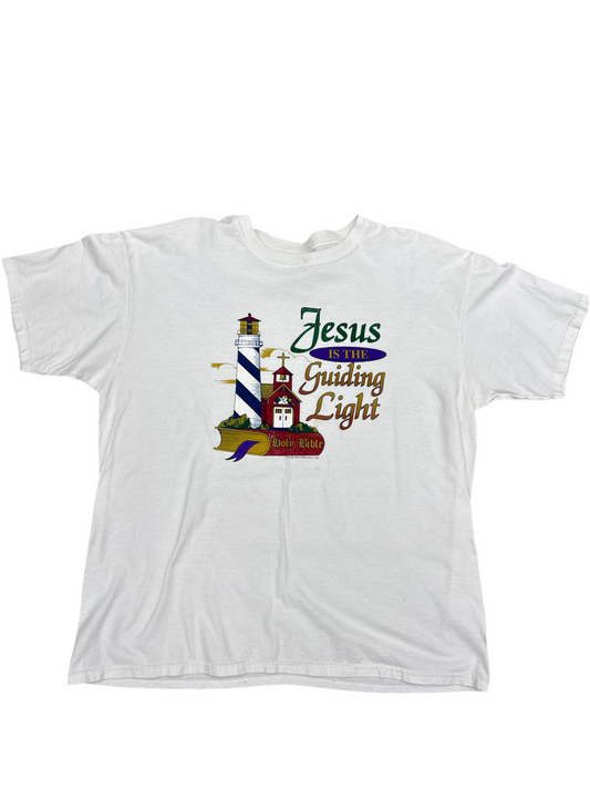 1990's Jesus Is The Guiding Light Tee