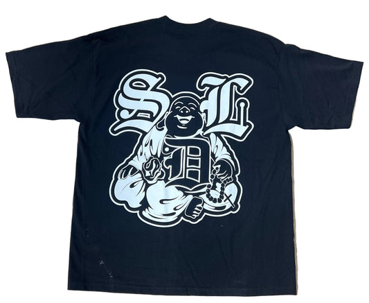Skys Da Limit Black/White Shiny Budah Tee