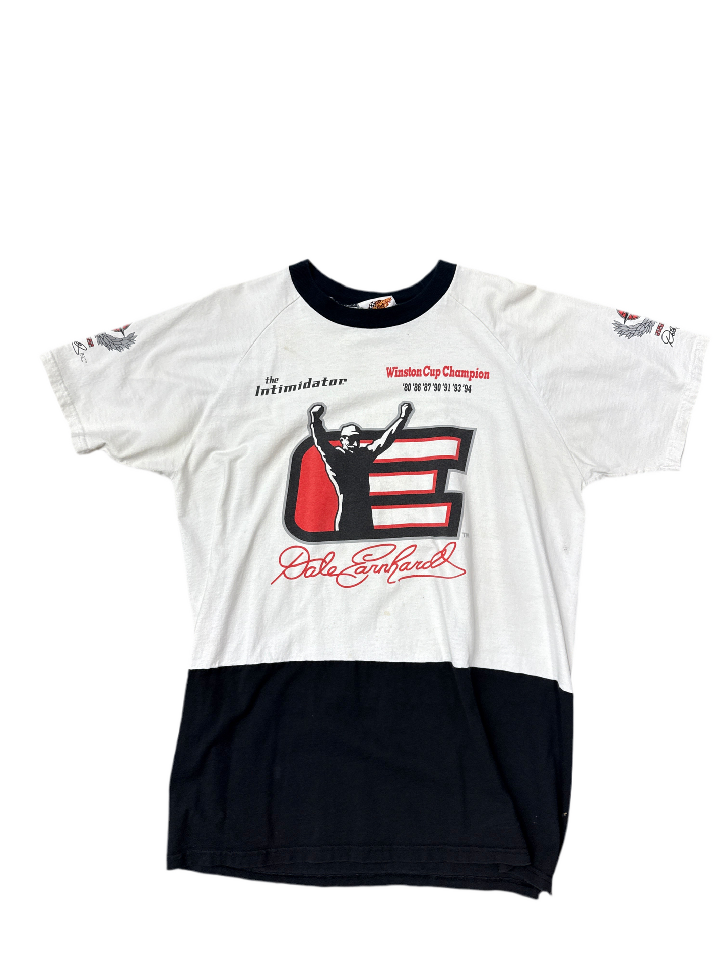 1990s Dale Sr Two Tone Color Nascar Shirt