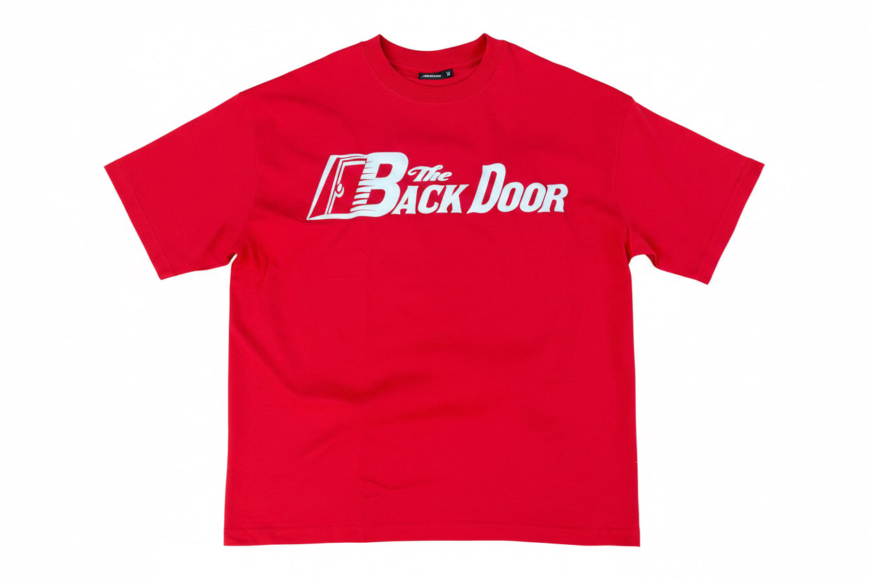 The Backdoor Classic Tee Red/White