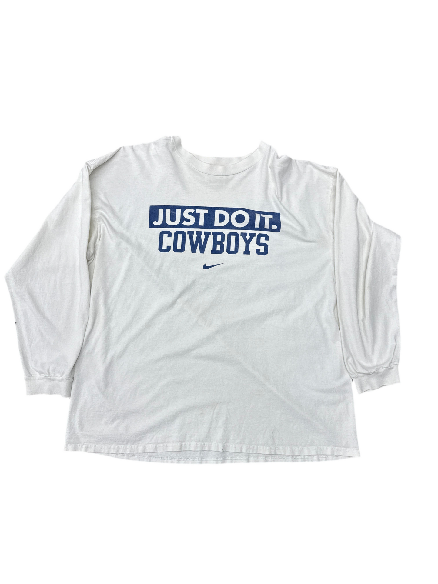 1990's Dallas Cowboys Nike Center Swoosh Long Sleeve