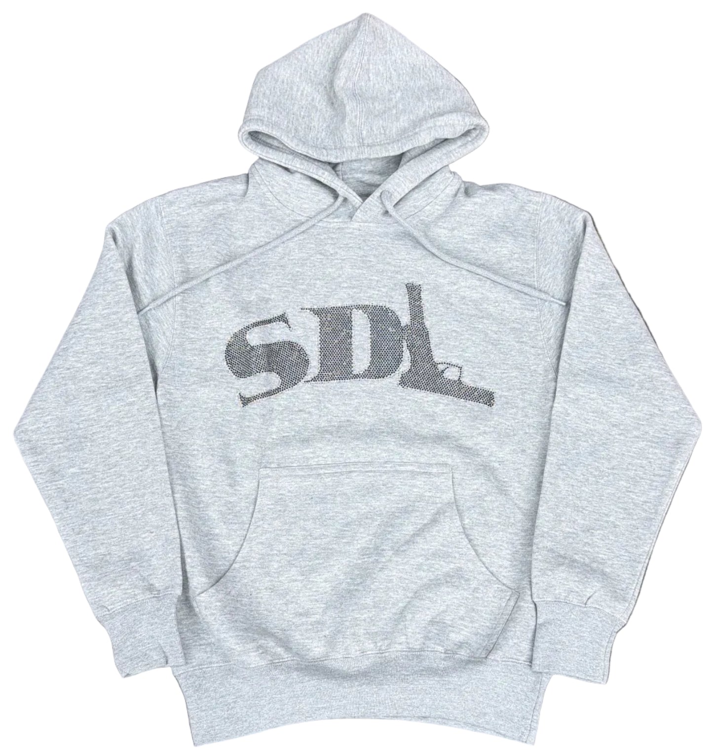 Skys Da Limit White/Black Rhinestone Hoodie