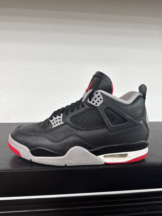 Preowned Jordan 4 Retro Bred Reimagined