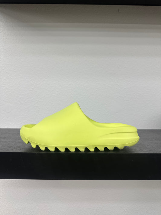 Preowned Yeezy Slide Glow Green