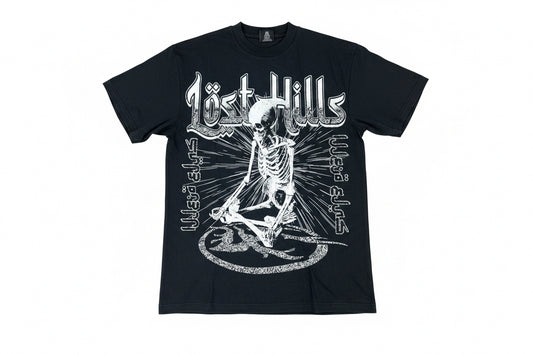 Lost Hills Sitting Skeleton Tee