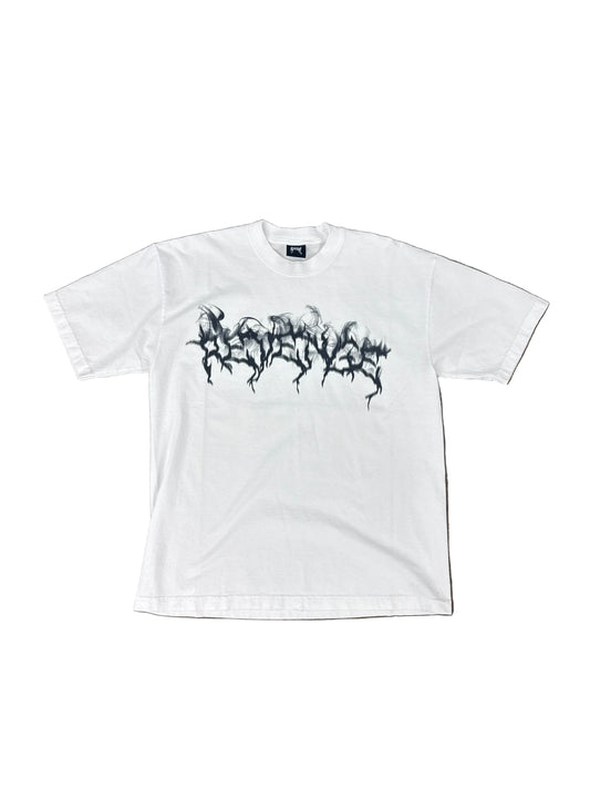 Revenge Smoke Lightning Tee White