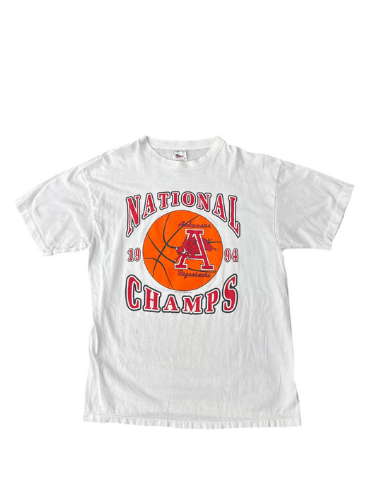 1990's Arkansas Razorbacks Caribbean Dream Final Four Basketball Tee