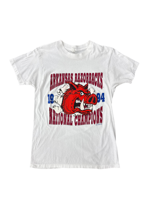 1990's Arkansas Razorbacks Final Four Hog Face Tee