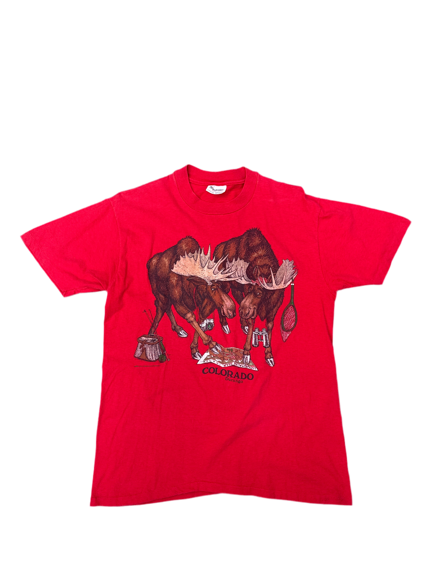 Mountain Map Moose Tee