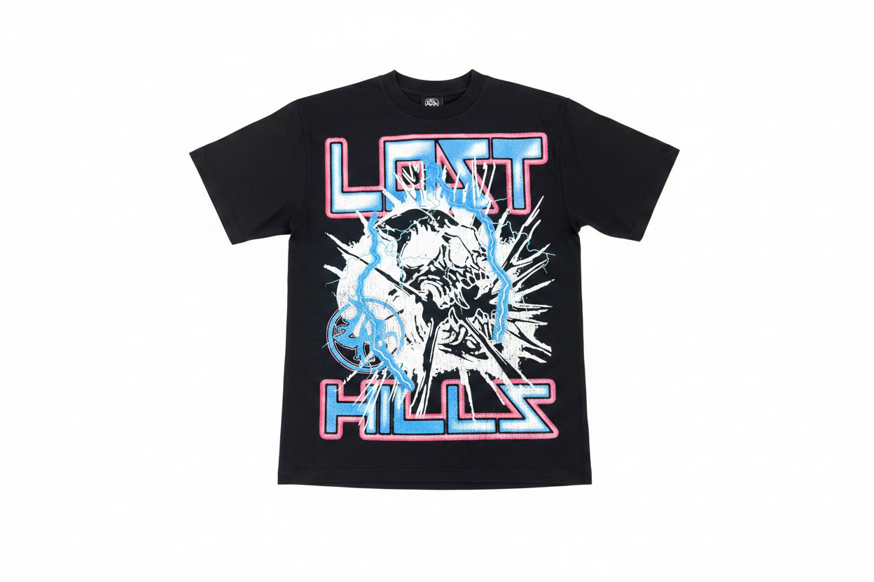 Lost Hills Electric Skull Tee