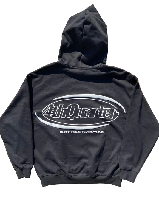 4th Quarter Essentials Black/White Hoodie