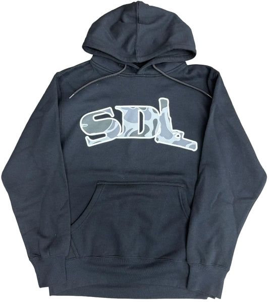 Skys Da Limit Grey Camo Logo Hoodie