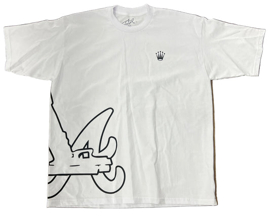 Skys Da Limit A's Glock White/Black Tee