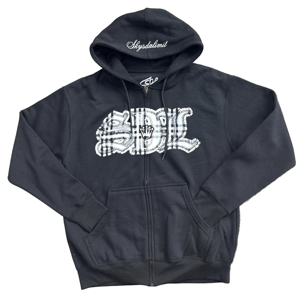 Skys Da Limit Virgen Mary Burberry Zip Up