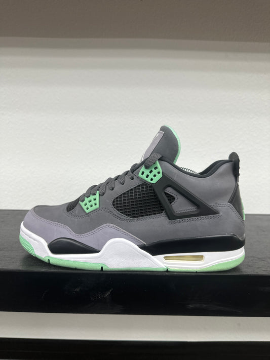 Preowned Jordan 4 Retro Green Glow