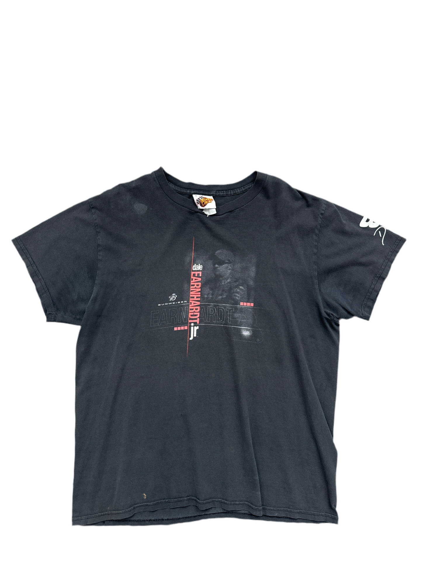 2000s Black Budweiser Dale Jr Nascar Tee