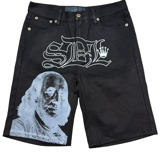 Skys Da Limit Jet Black Jorts