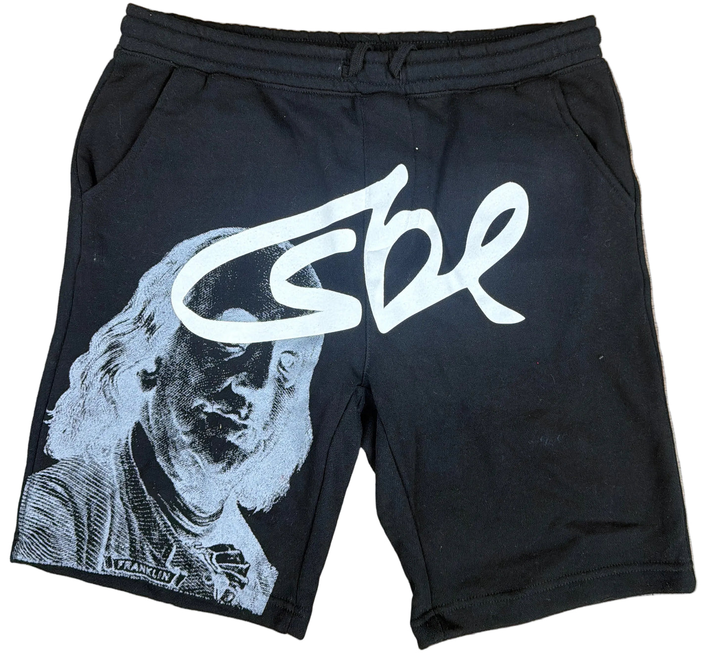 Skys Da Limit Black/Grey/White Cursive SDL Logo Benjamin Shorts