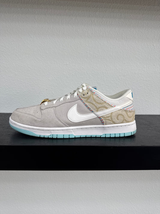 Preowned Nike Dunk Low SE Barber Shop Grey