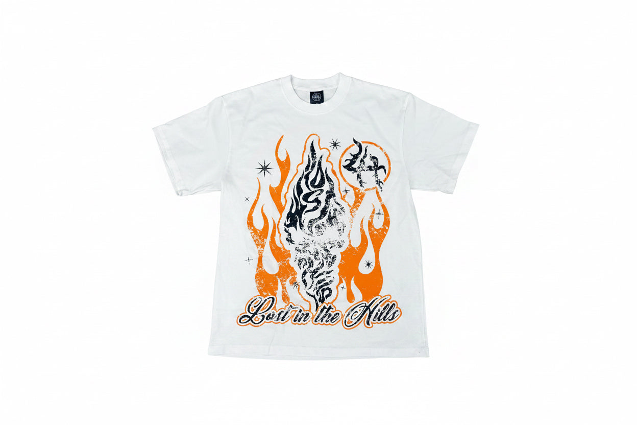 Lost In The Hills Quantum White Tee