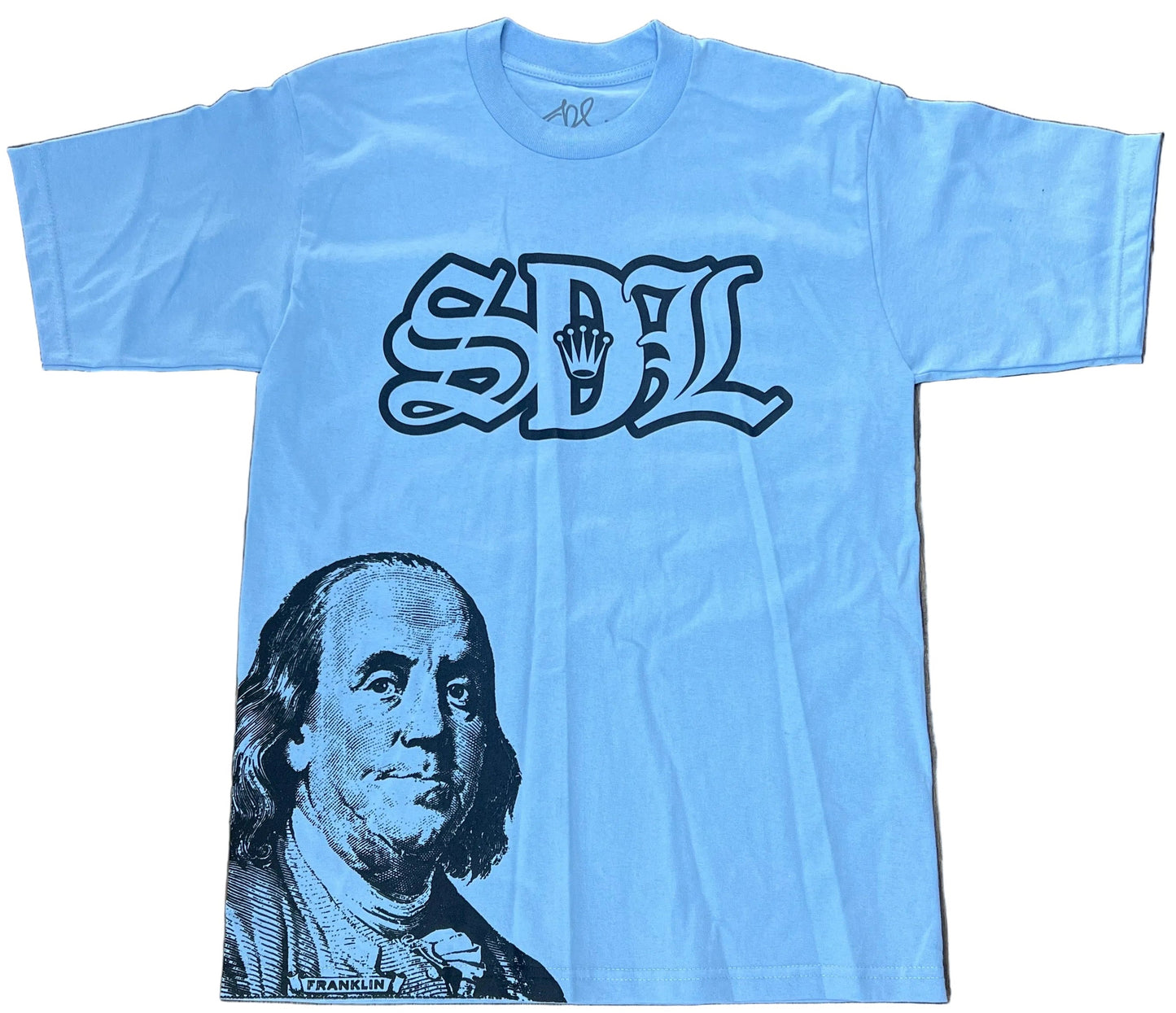 Skys Da Limit Light Blue/Black Benjamin Tee