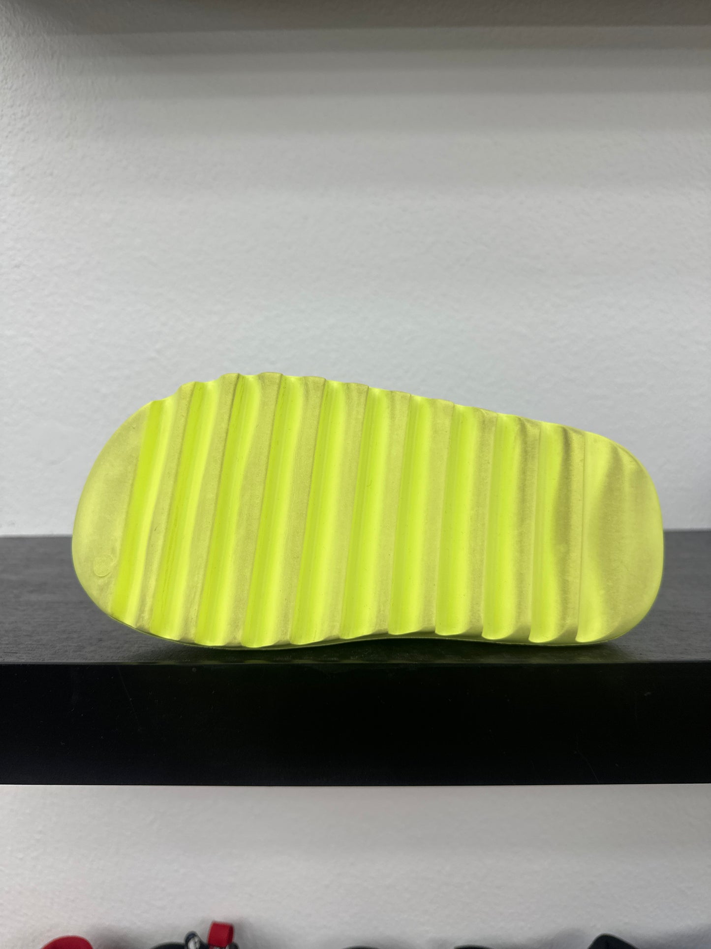 Preowned Yeezy Slide Glow Green