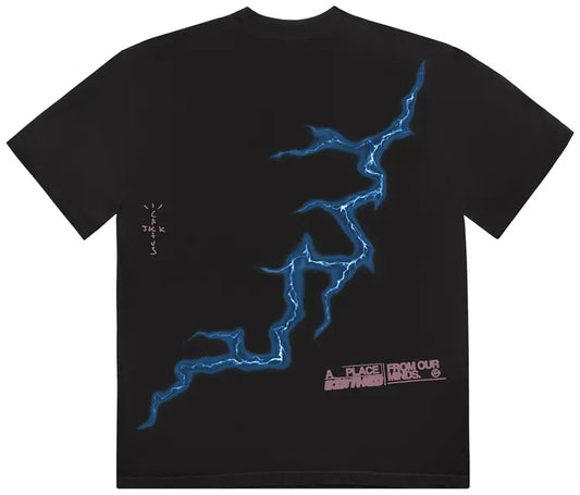 Travis Scott Cactus Jack Fragment Danger Tee Washed Black