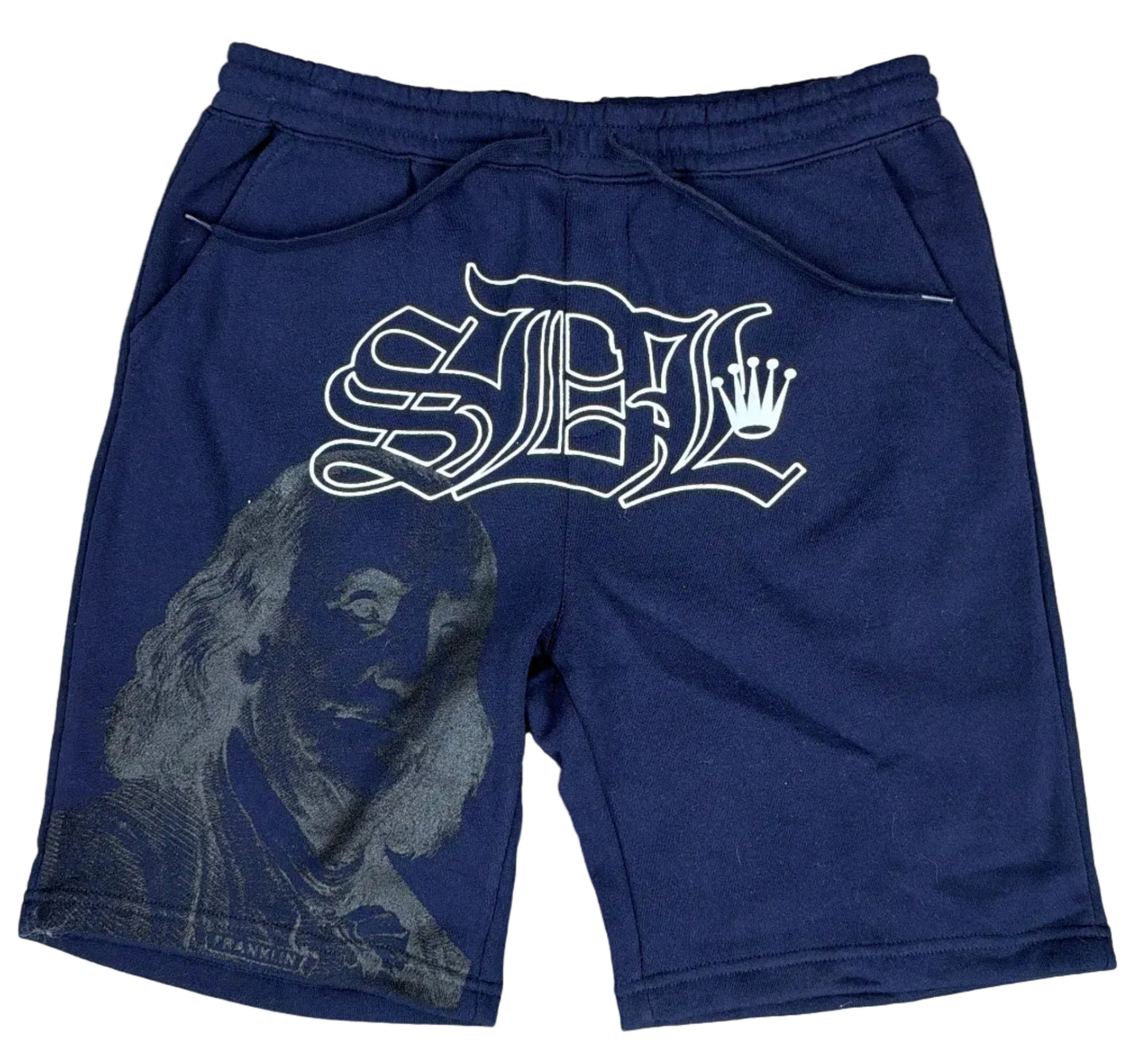 Skys Da Limit Navy Blue/Black Benjamin Shorts