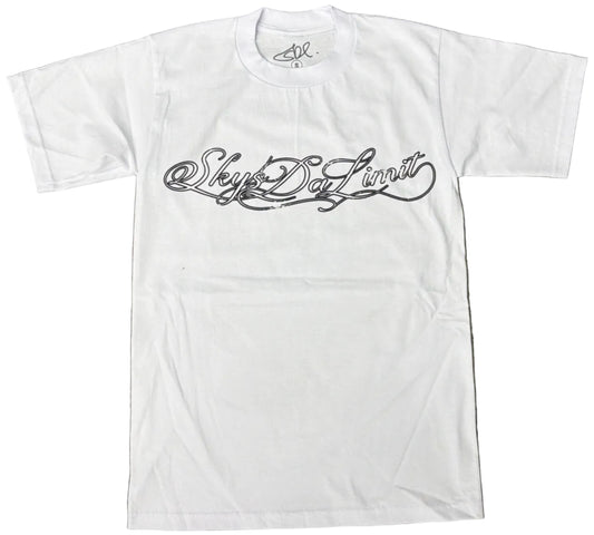Skys Da Limit Buddha Bandana Tee White