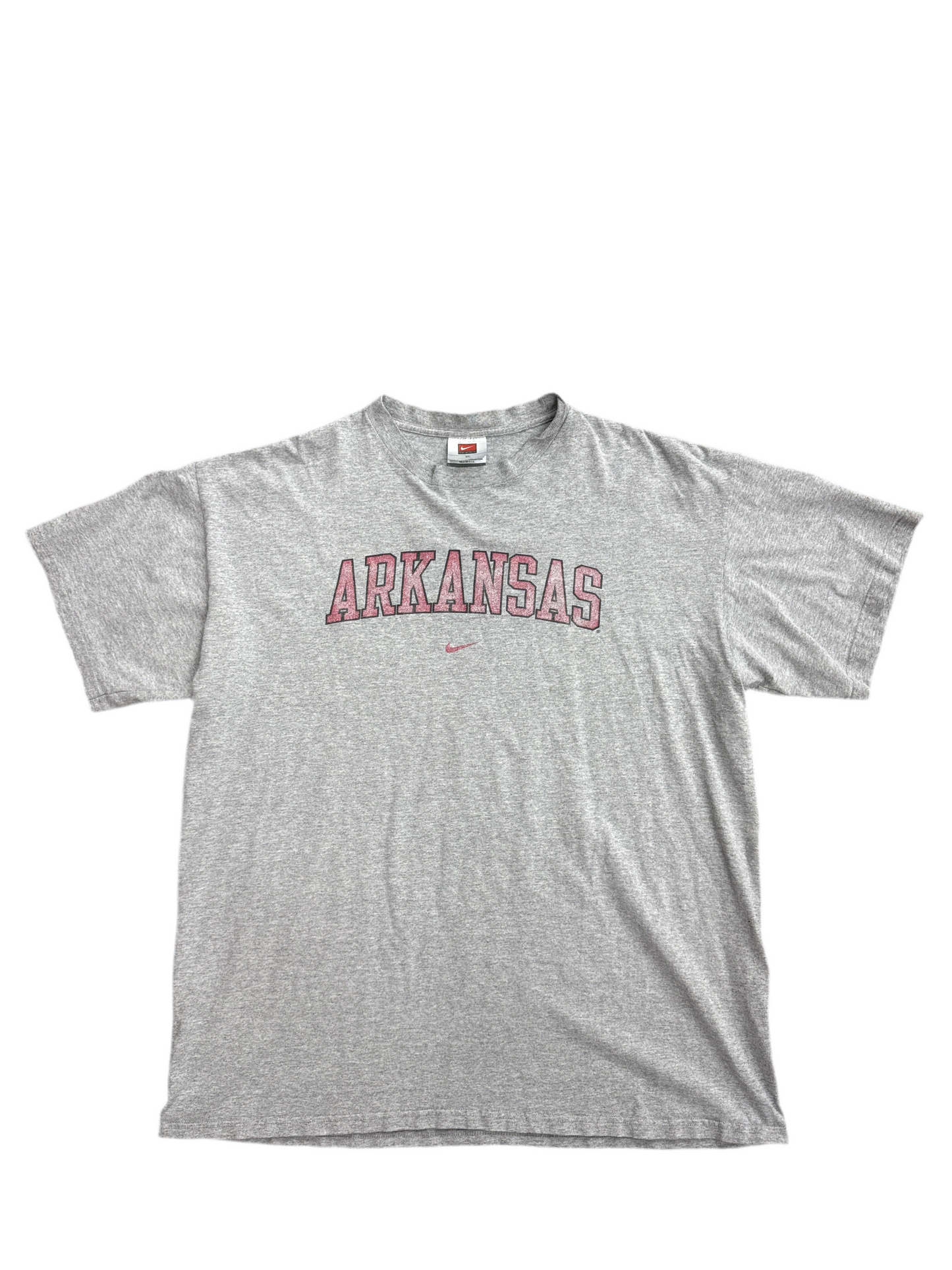2000's Arkansas Center Swoosh Tee