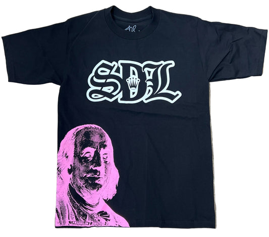Skys Da Limit Classic Black/Pink Benjamin Tee