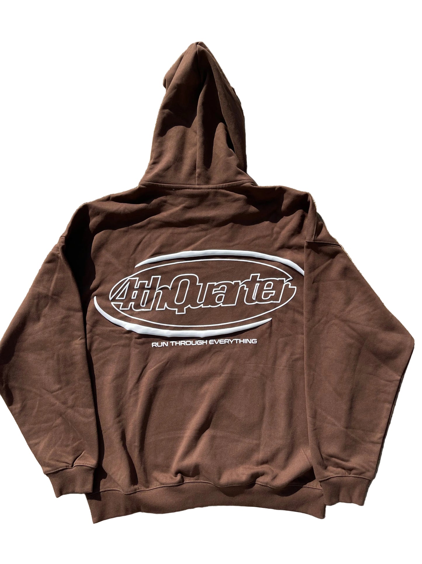 4th Quarter Essentials Brown Hoodie