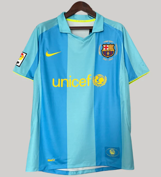 Barcelona 2007/08 Messi Away Jersey