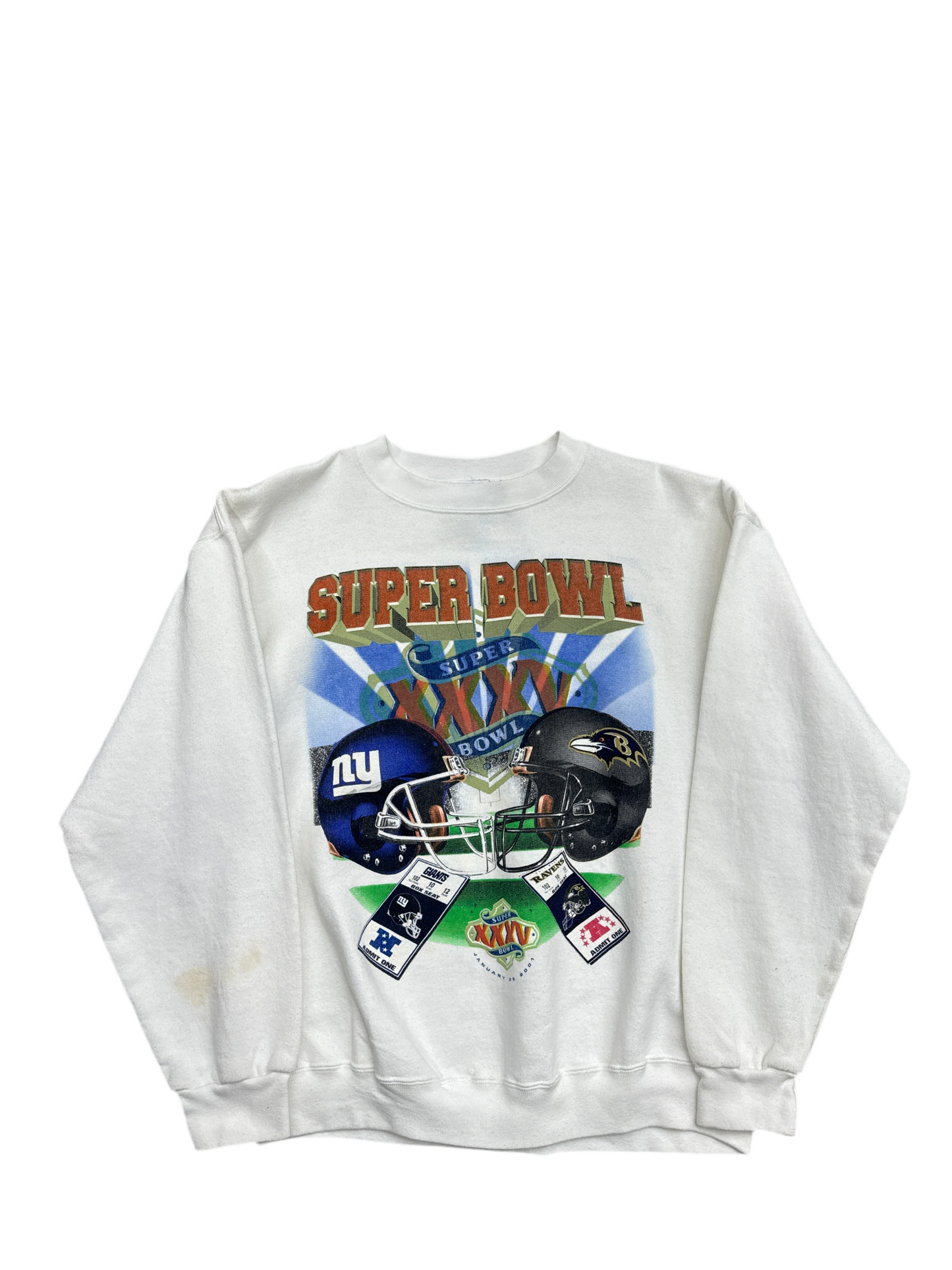 1990's Giants vs Ravens SB Crewneck