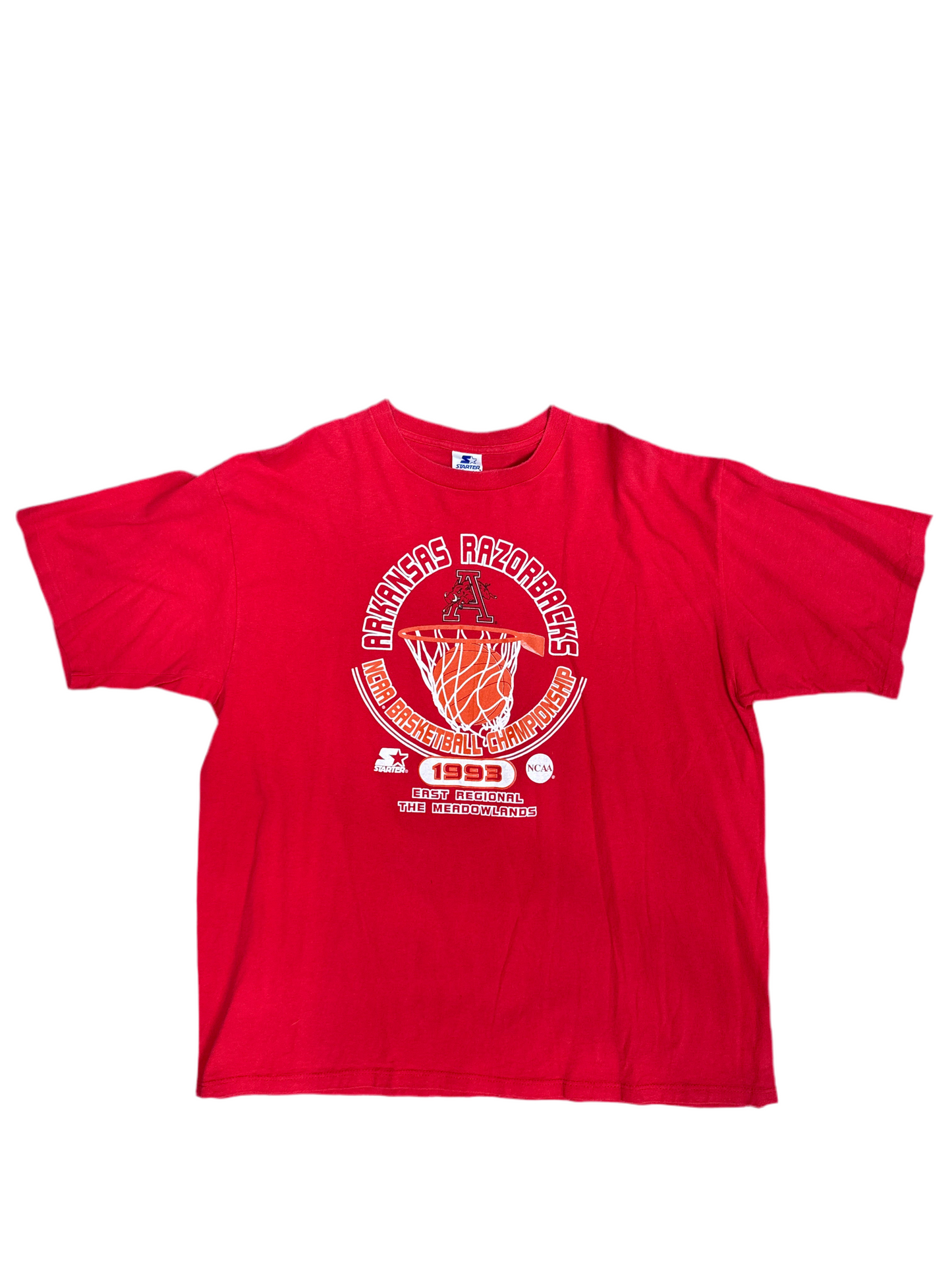1993 Arkansas hoop tee