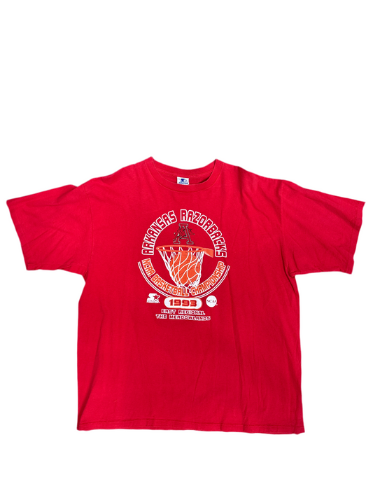 1993 Arkansas hoop tee