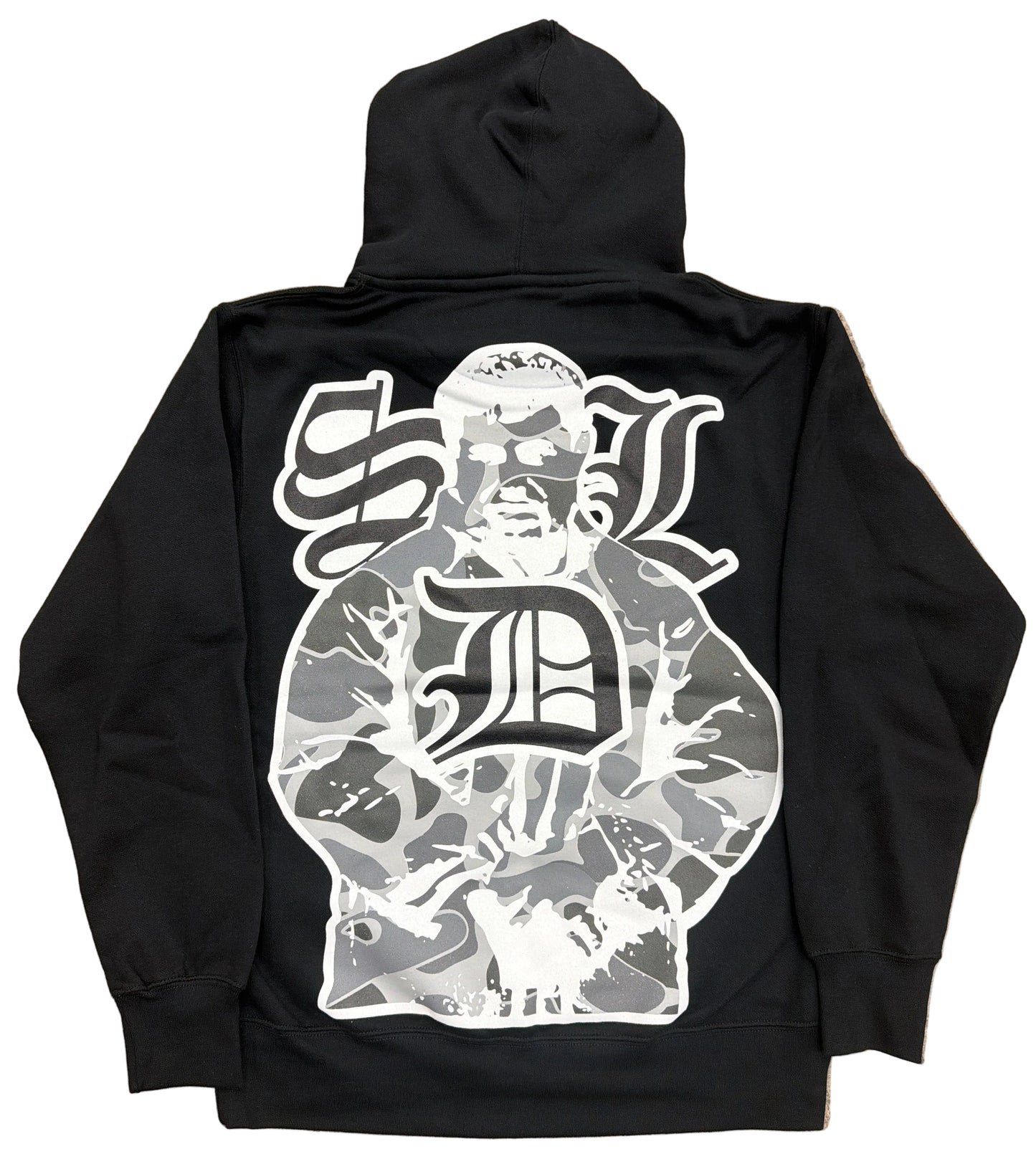 Skys Da Limit Grey Camo Logo Hoodie